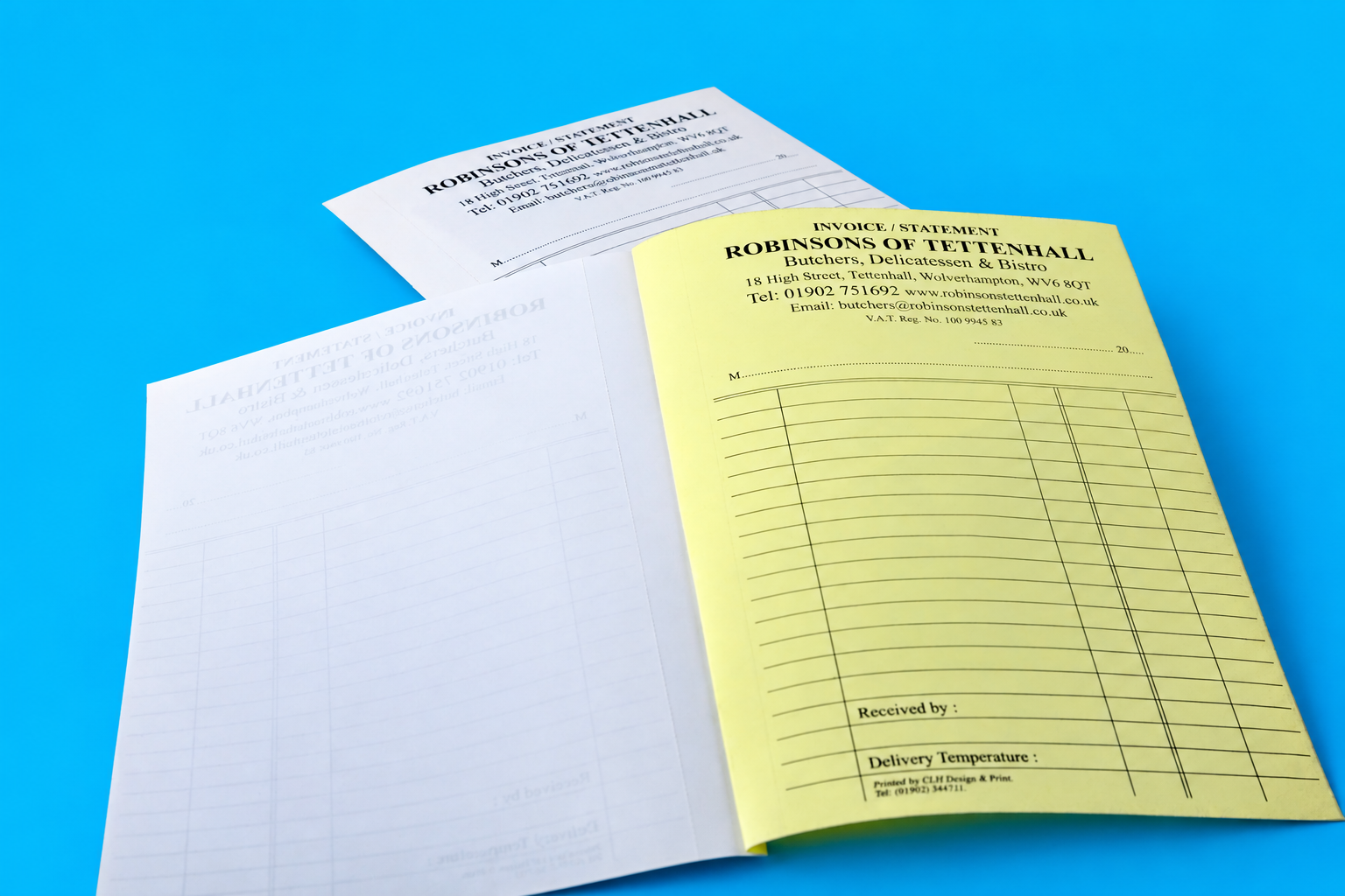 Invoice & Statement NCR Books